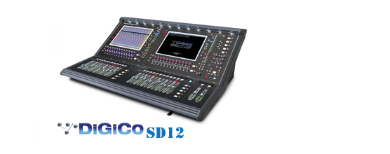 Цифровая микшерная консоль DiGiCo SD12+ D2-Rack 48/24/8AES+Dante